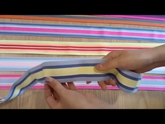 La banda elástica coloreada elástico de encargo de alta calidad ata con correa la cintura elástica suave